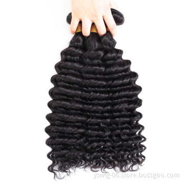 Wholesale 100% Brazilian Human Hair Bundles with Lace Frontal Closure Raw Mink Cuticle Aligned Hair Weave Weft